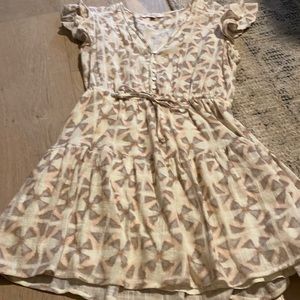 Ruffle mini dress sz small